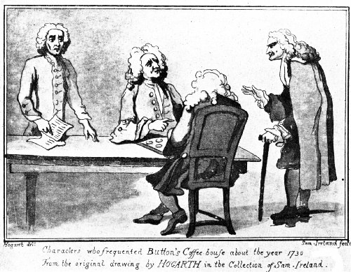 A Trio of Notables at Button's in 1730