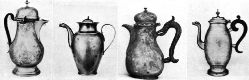 Pewter Pots of the Seventeenth and Eighteenth Centuries