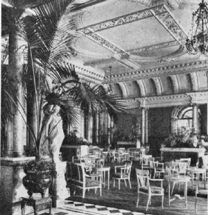 Tea Lounge of Hotel Savoy, London