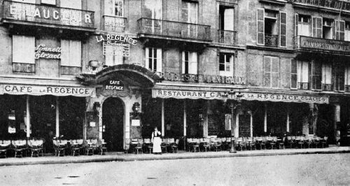 Café de la Régence in 1922