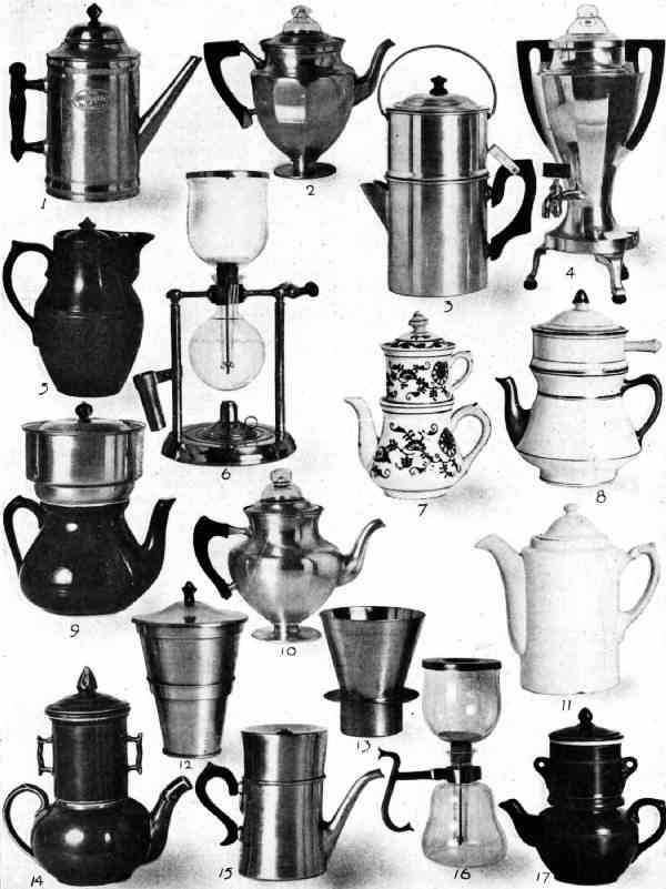 COFFEE-MAKING DEVICES USED IN THE UNITED STATES