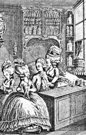 The Cashier's Counter in a Paris Coffee House of 1782